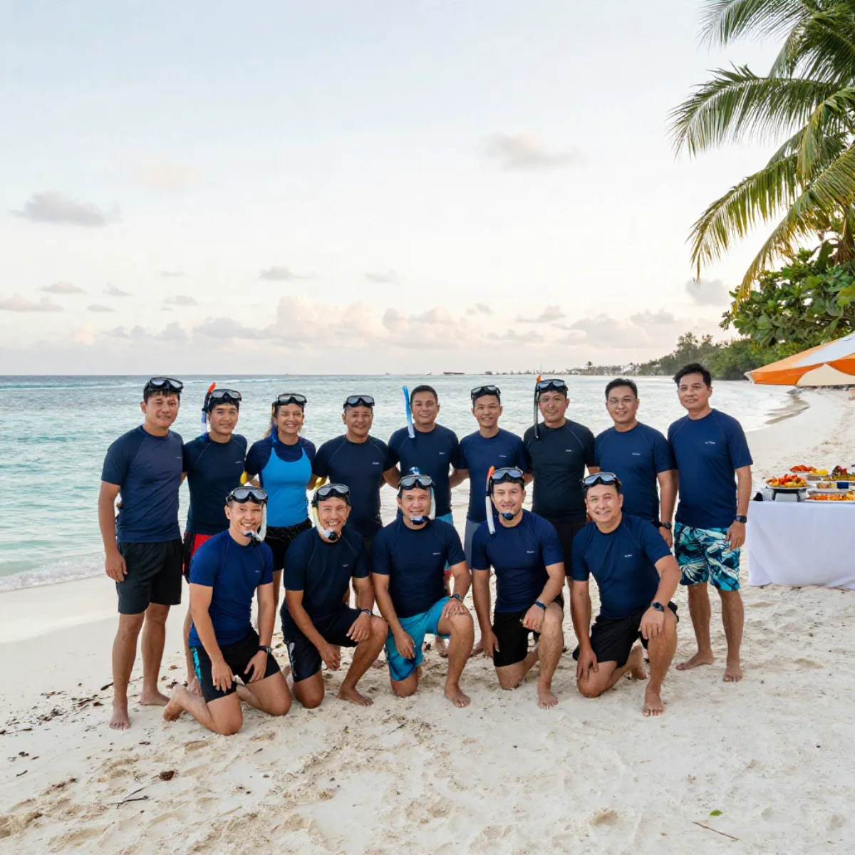 Group Snorkeling Team Beach Boracay