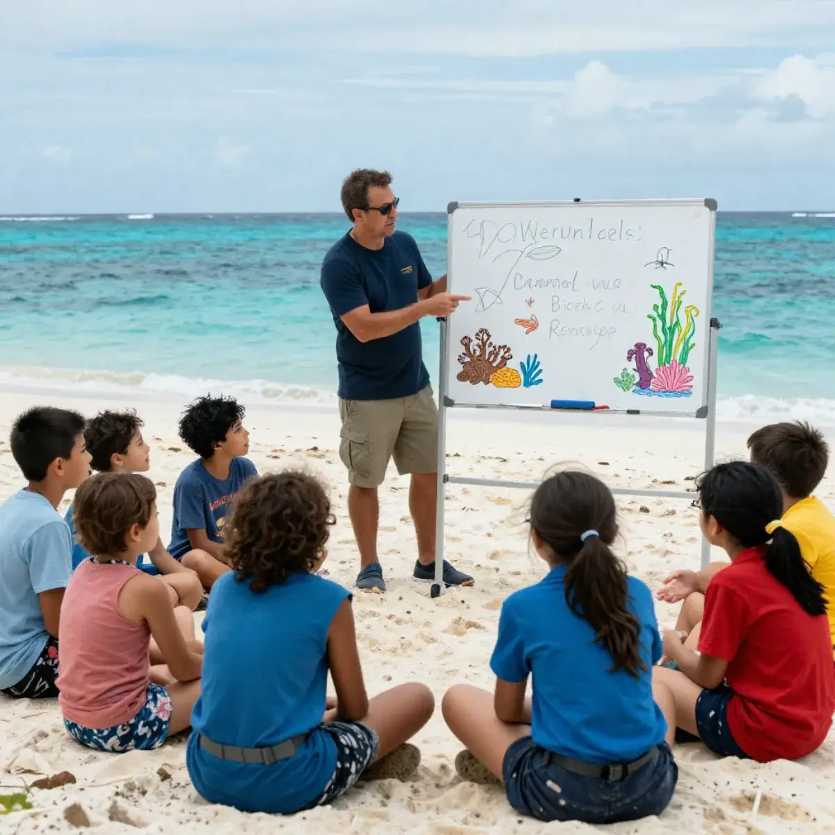 Kids Scuba Briefing Beach Boracay