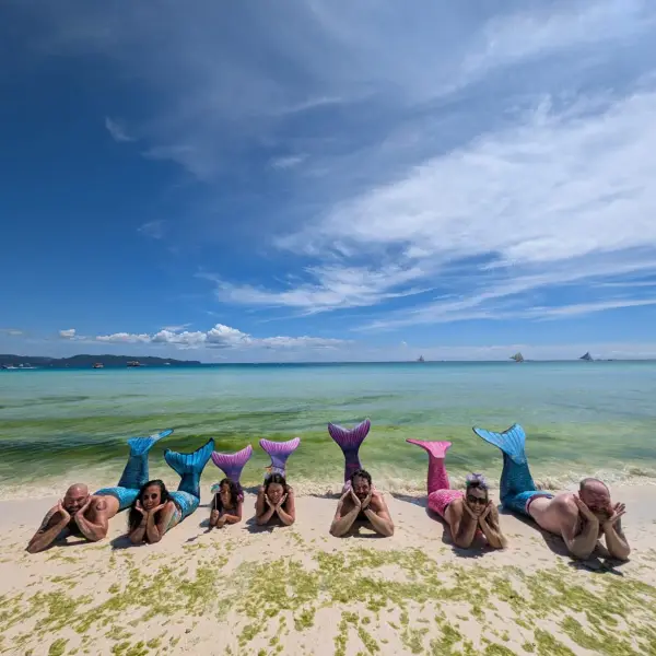 Mermen and Mermaid in Boracay