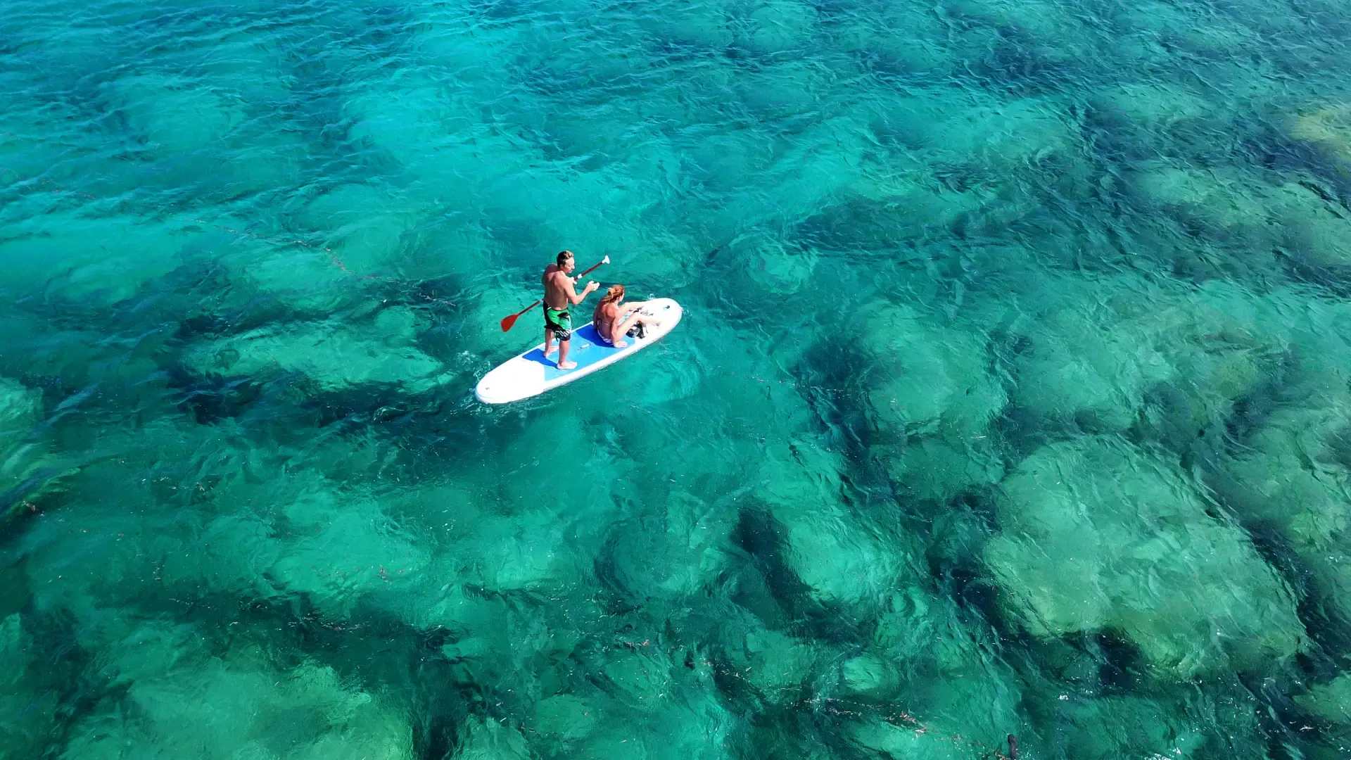 paddleboarding boracay