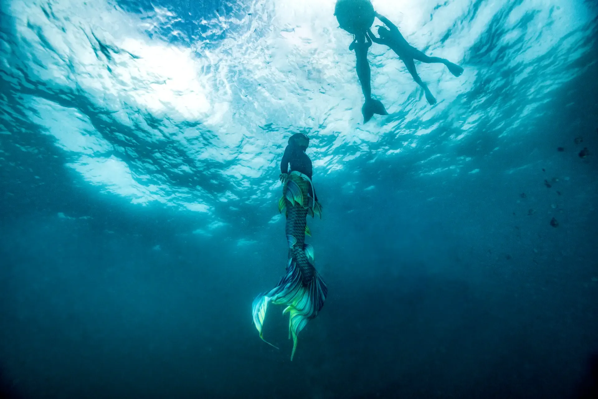 mermaid diving boracay