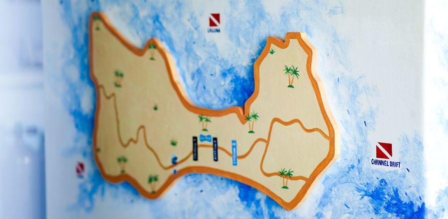 wall map dive site boracay